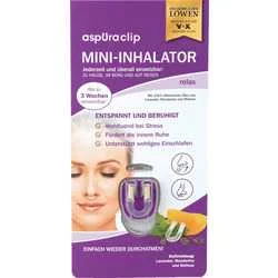 MINI INHALATOR STRES ASPURACLIP RELAX KP 129C 1×1 ks, mini inhalátor