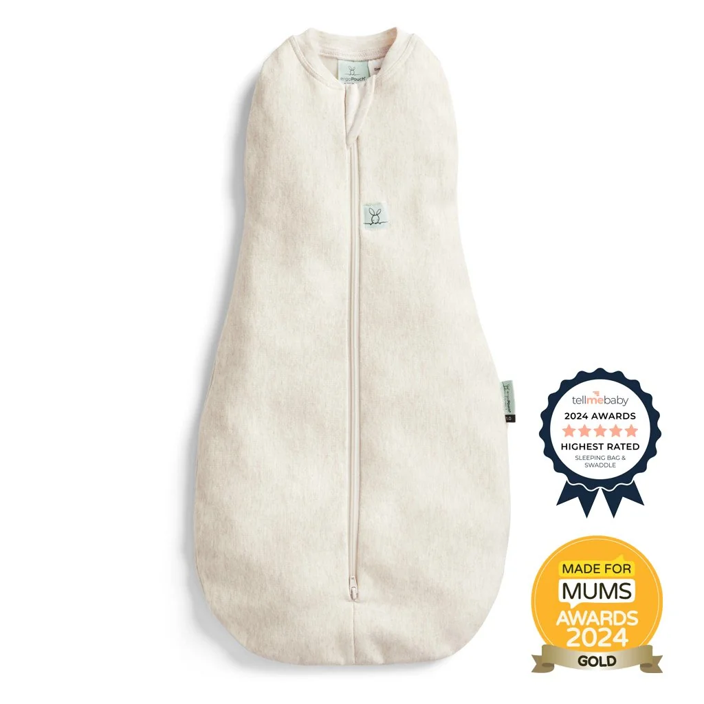 Zavinovačka a vak na spanie 2v1 Cocoon Oatmeal Marle 6-12 m, 8-10 kg, 0,2 tog