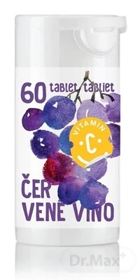 RAPETO C Vitamín 200 mg - príchuť červené víno 1×60 tbl, výživový doplnok