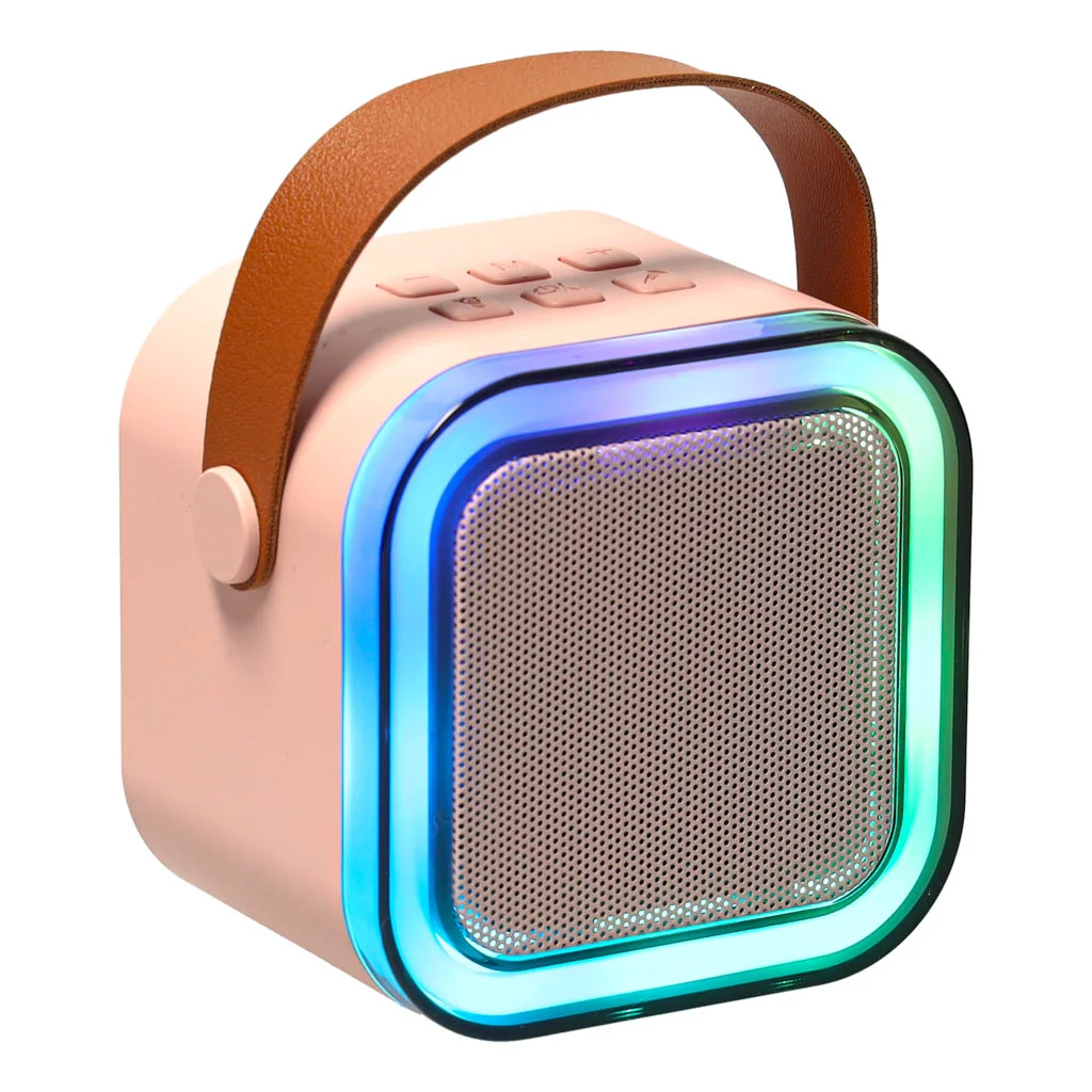 Ružový Bluetooth karaoke set mikrofón, reproduktor, pre deti