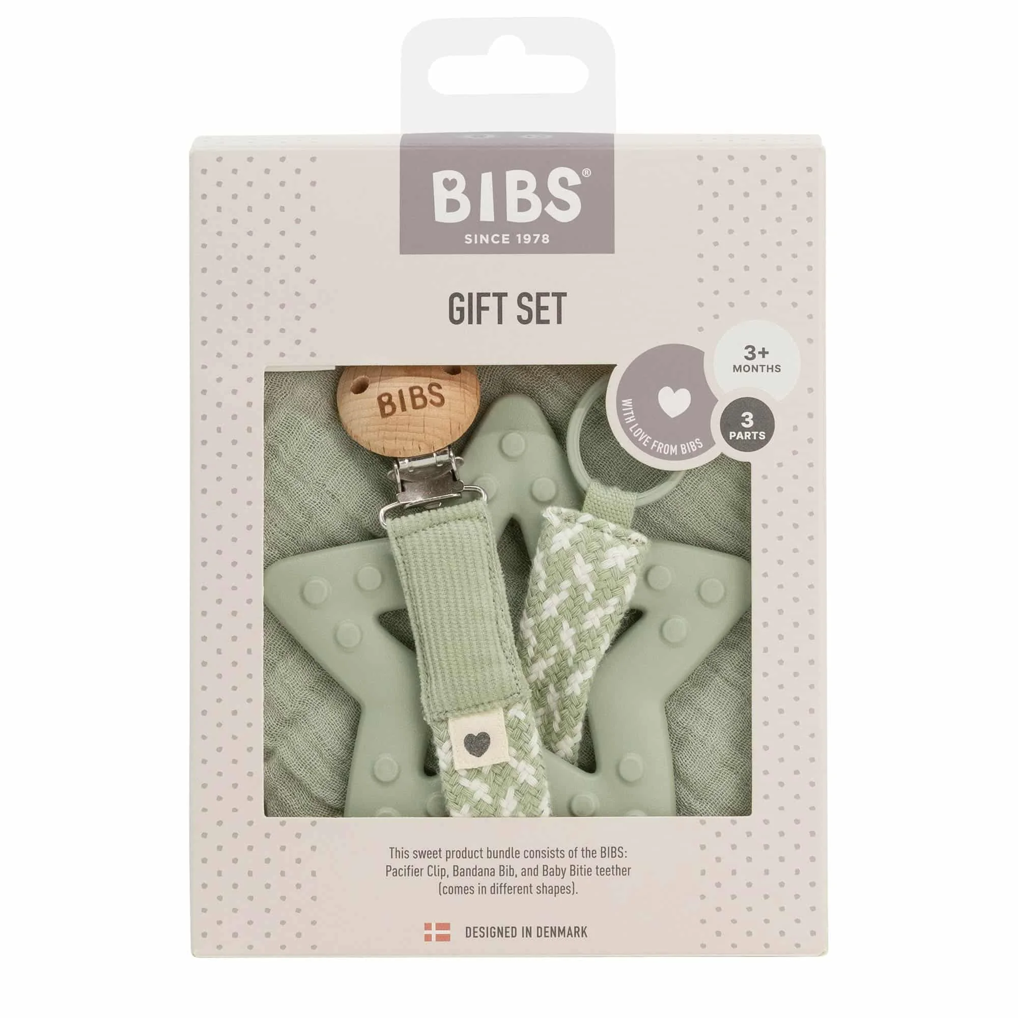 BIBS darčekový set malý Sage