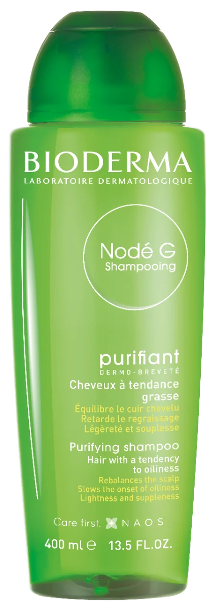 BIODERMA Nodé G šampon na mastnú pokožku hlavy a vlasy 1×400 ml, šampón