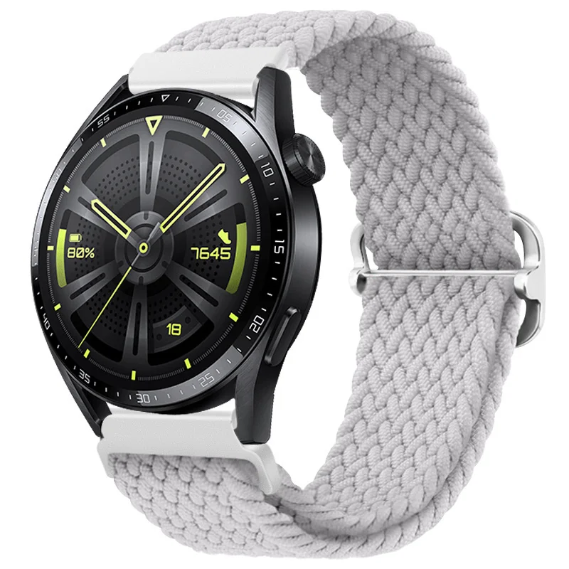 BStrap Elastic Nylon remienok na Xiaomi Amazfit GTR Mini pearl white