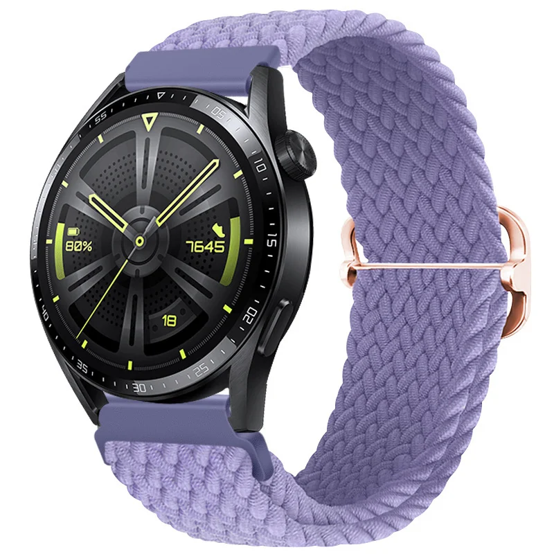 BStrap Elastic Nylon remienok na Xiaomi Amazfit GTR Mini lavender