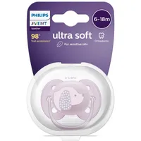 Philips AVENT Cumlík Ultrasoft Premium 6-18m fialová 1 ks