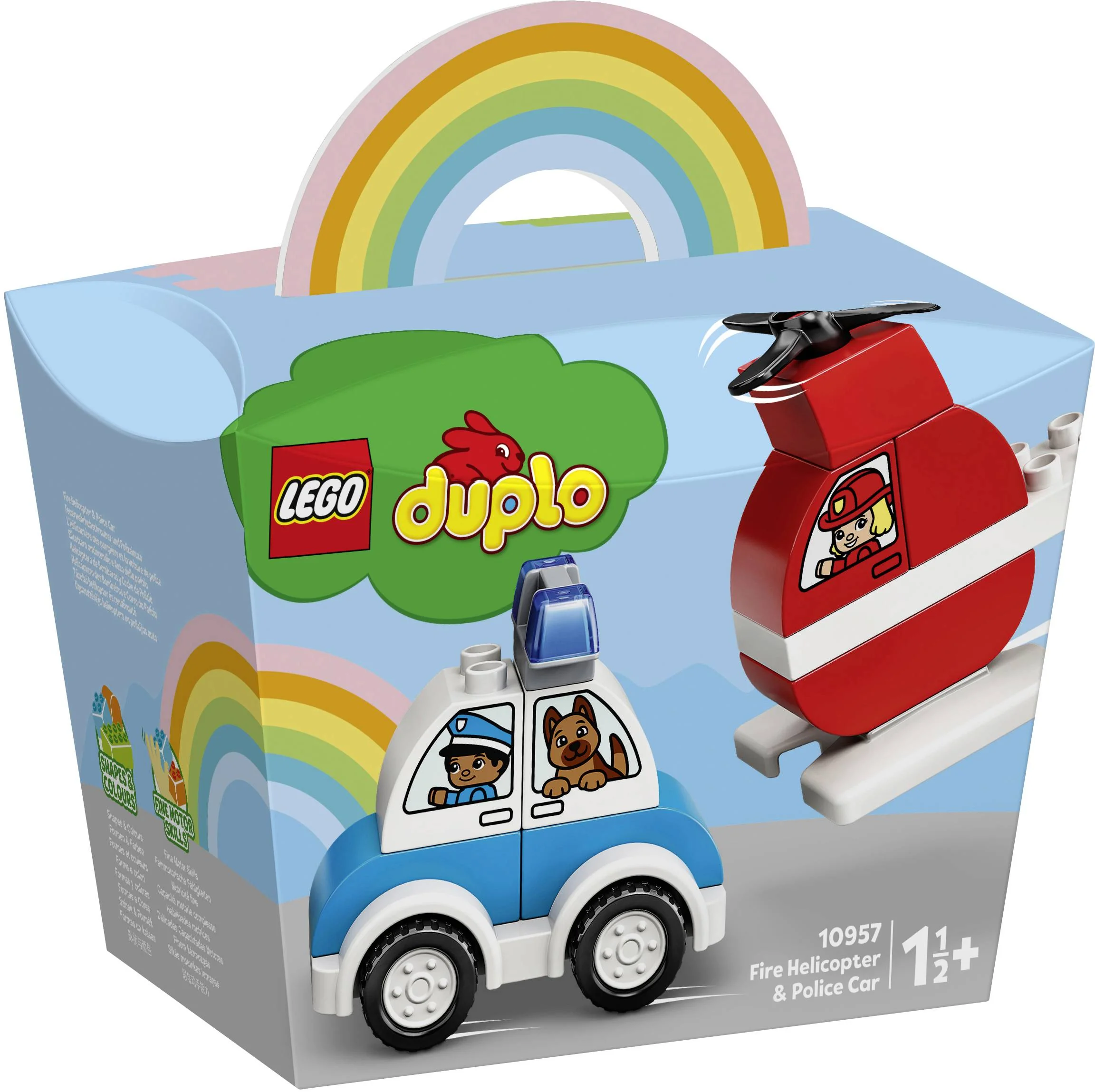 LEGO® DUPLO 10957 - Hasičský vrtulník a policajné auto 1×1 ks