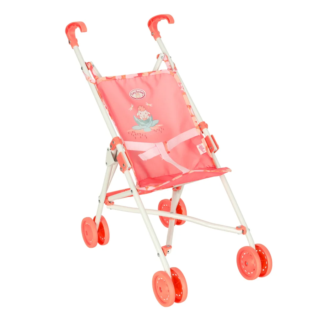 Baby Annabell skladací kočík pre bábiku s taškou – ružový