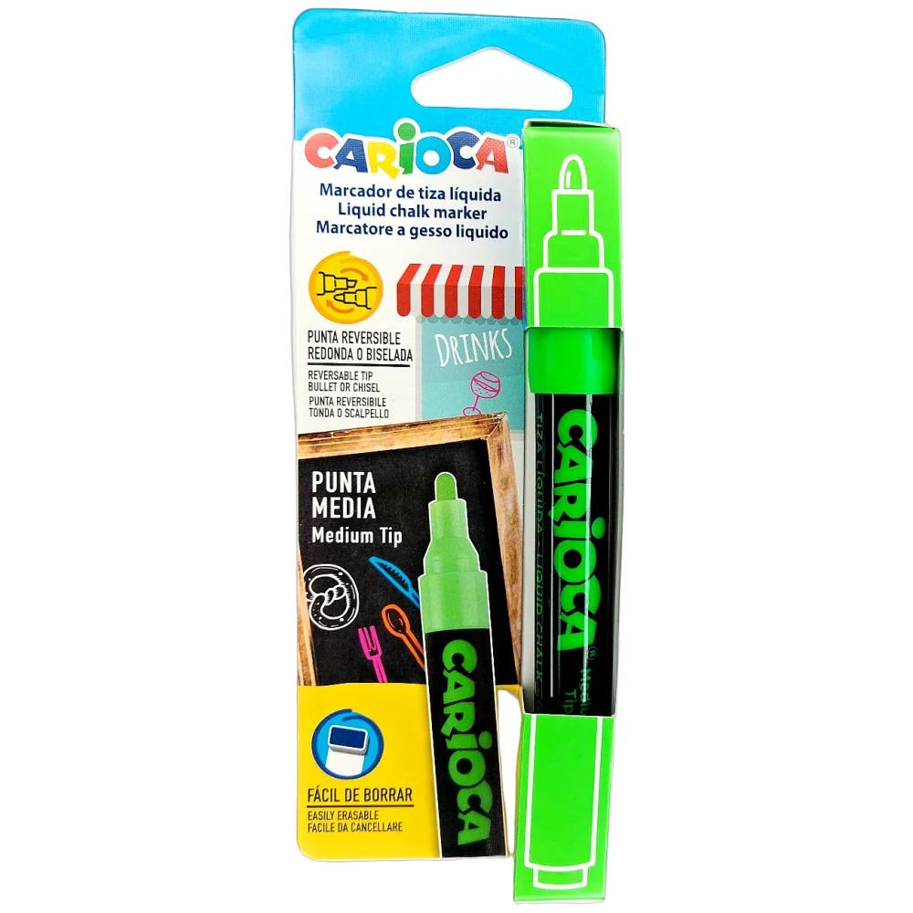 Tekutá kriedová fixa Carioca 6 ks-CARIOCA