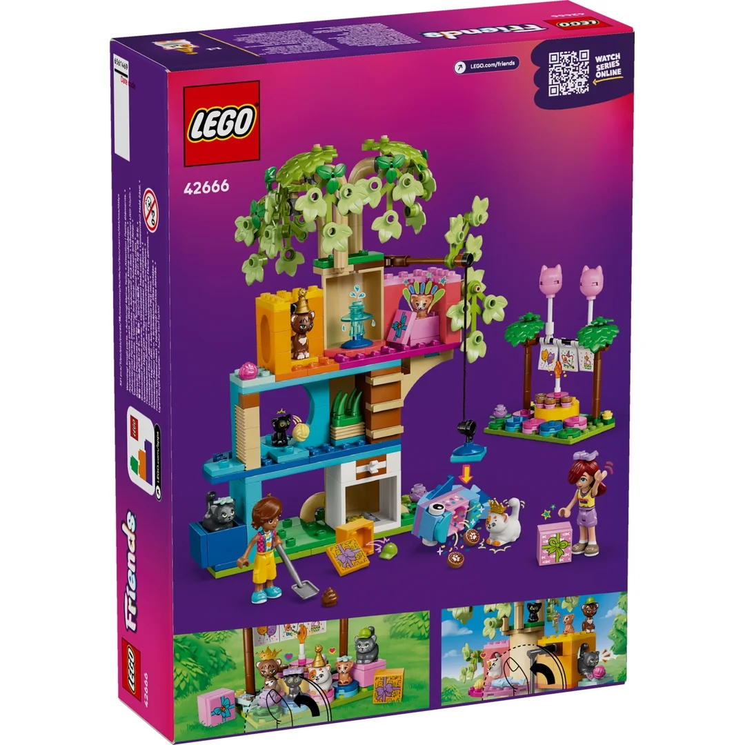 LEGO® Friends 42666 Mačacia narodeninová oslava a domček na strome