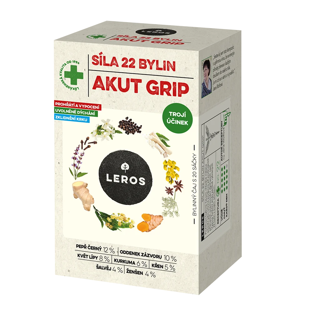 LEROS SILA 22 BYLÍN AKUT GRIP 20x2,5g 20 ks