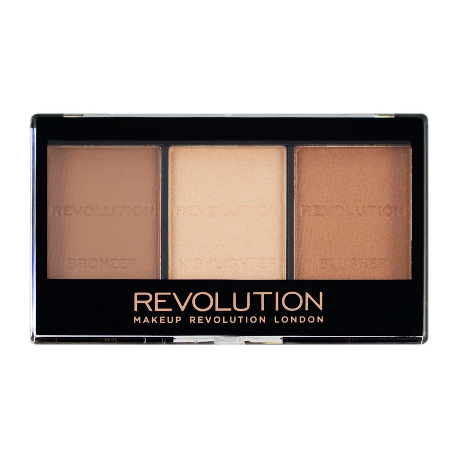 Revolution Ultra Sculpt & Contour Kit Light / Medium C04 paletka na tvár 1×1 ks, paletka na tvár