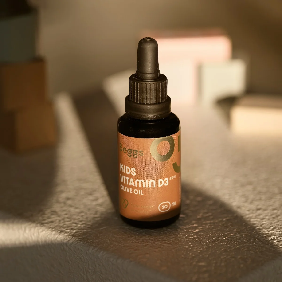 Beggs Kids Vitamin D3 400 IU BIO Olive Oil (30 ml) 1×30 ml, výživový doplnok