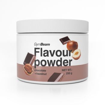 Gymbeam flavour powder coko lieskovy oriešok 250 g 250 g čokoláda lieskový oriešok