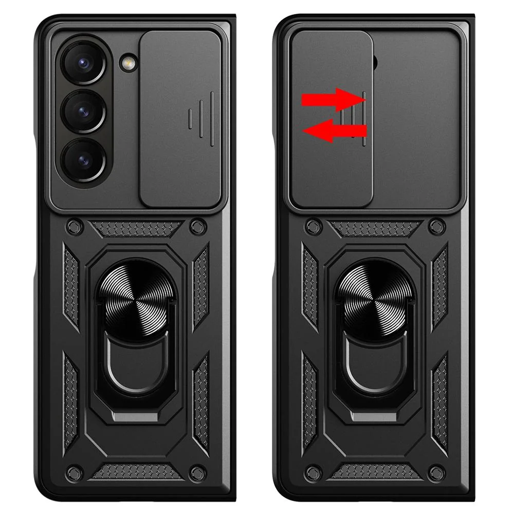 Hybrid Armor Camshield puzdro pre Samsung Galaxy Z Fold5 Kryt pre zadný fotoaparát