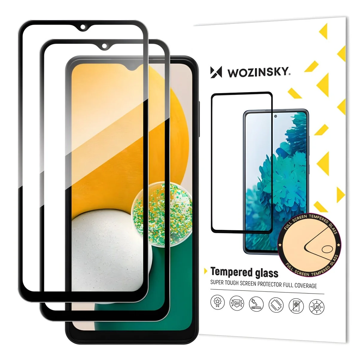 2x Wozinsky ochranné tvrdené sklo pre Samsung Galaxy A13 5G - Čierna
