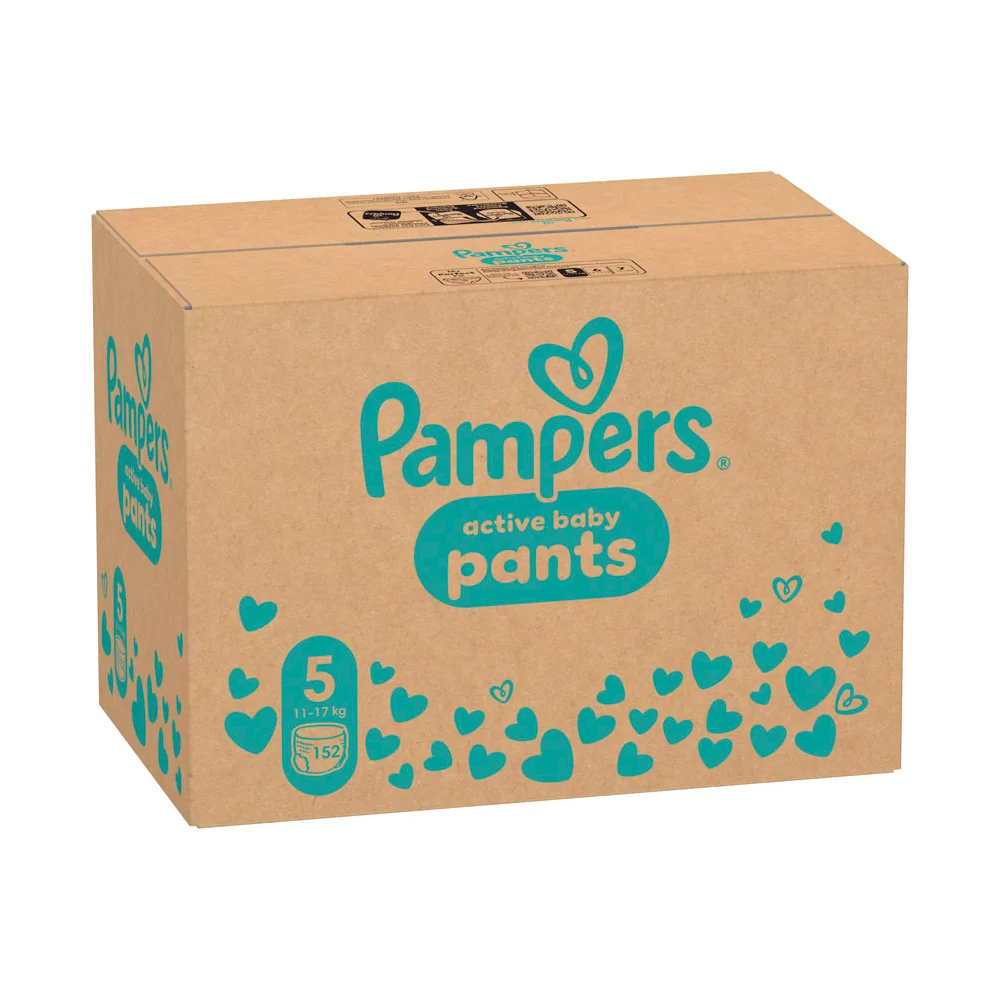 Pampers Pants MP S5  (11-17kg) 1×152 ks, detské plienkové nohavičky