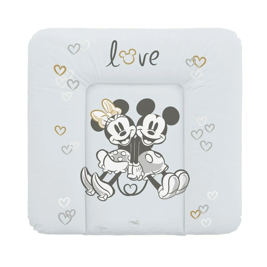 Podložka prebaľovacia mäkká na komodu (75x72) Disney Minnie & Mickey Grey