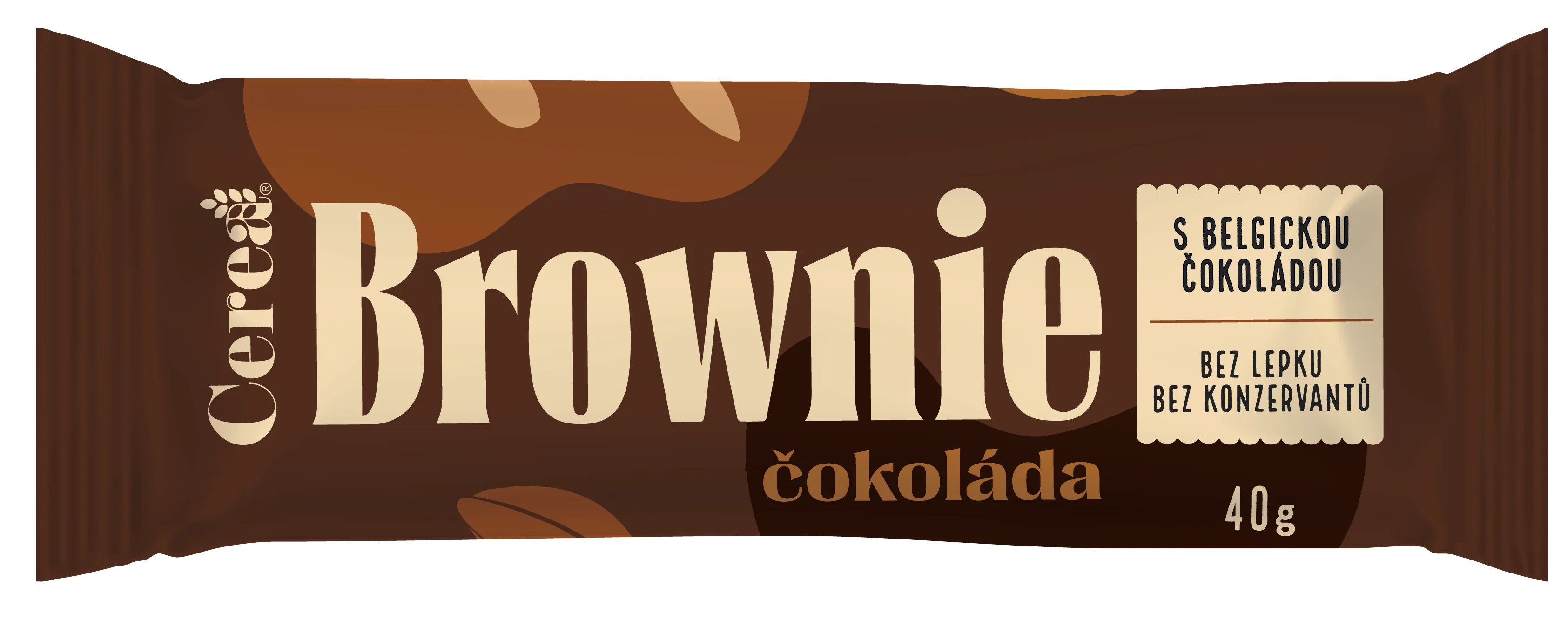 CEREA Brownie Čokoláda 1×40g, tyčinka