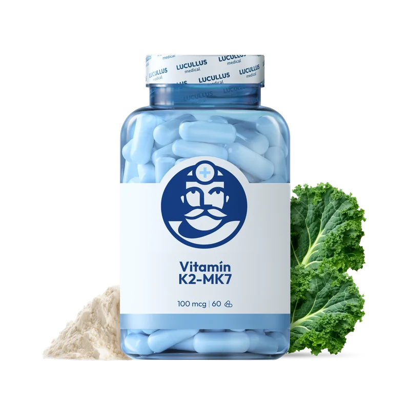 Dr. LUCULLUS Vitamín K2-MK7 2× 60 kapsúl