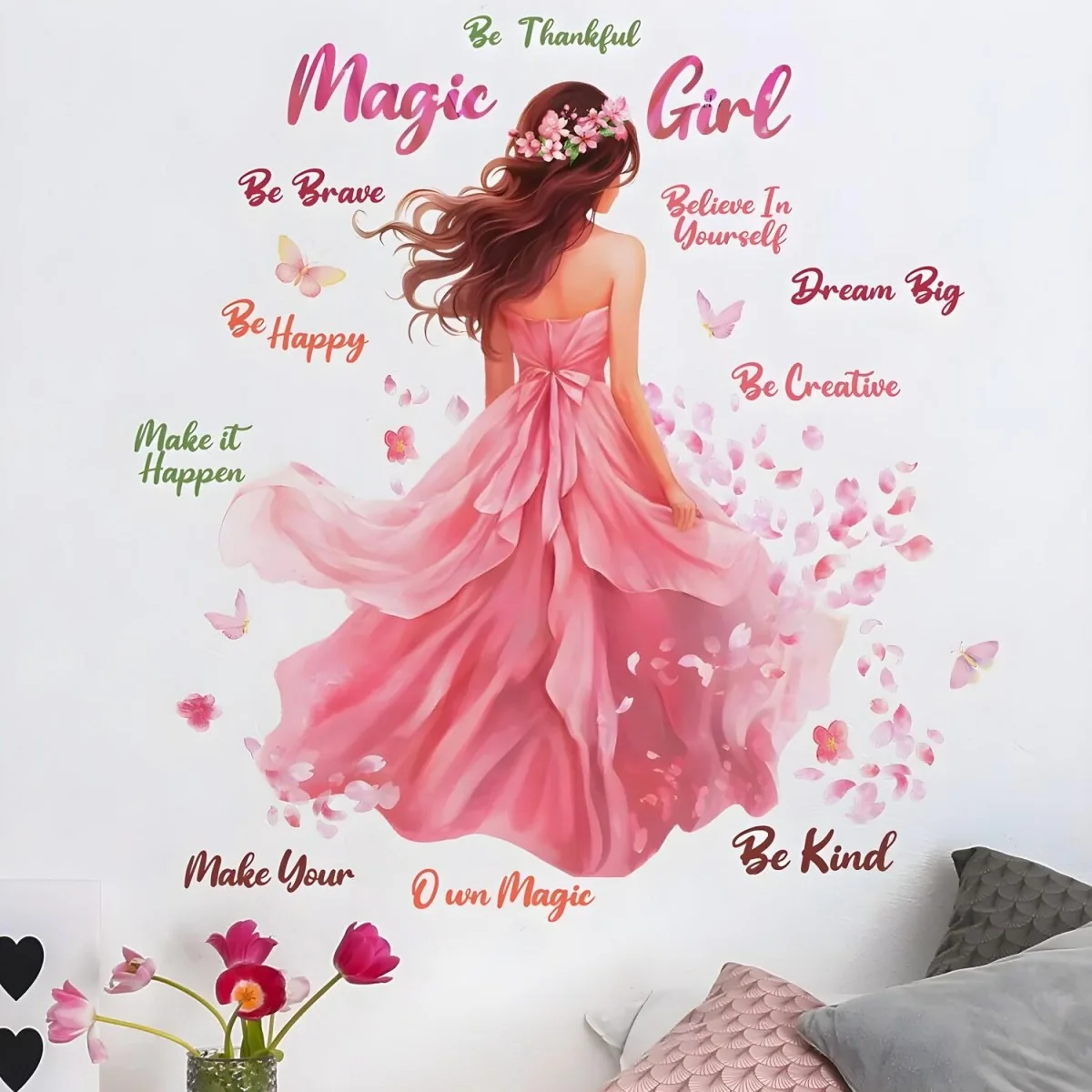 Samolepka na stenu Magic Girl