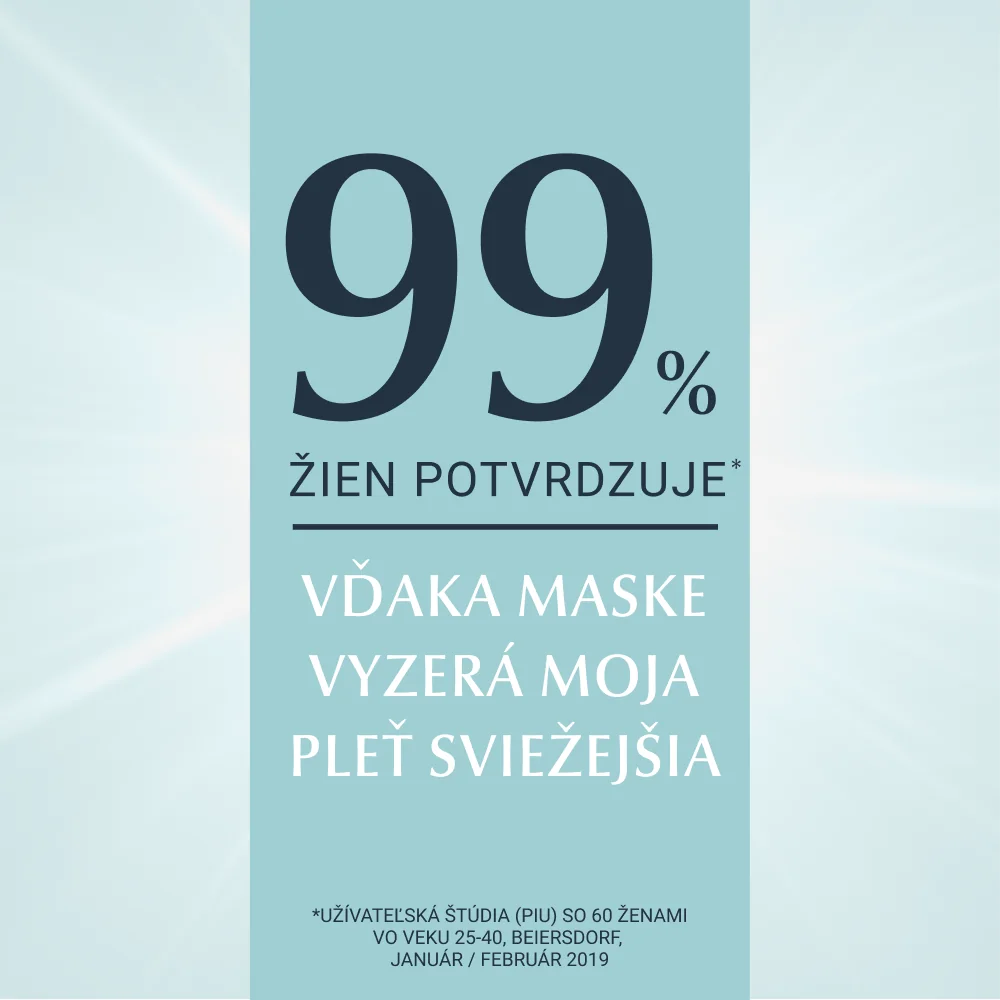 Eucerin HYALURON-FILLER 3x EFFECT Intenzívna maska 1×1 ks, svieži a mladší vzhľad pleti