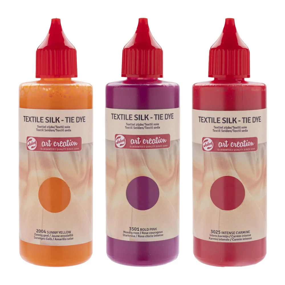 Talens Art Creation Tie-Dye textilná farba set pink, 3ks 85 ml -Talens Art Creation