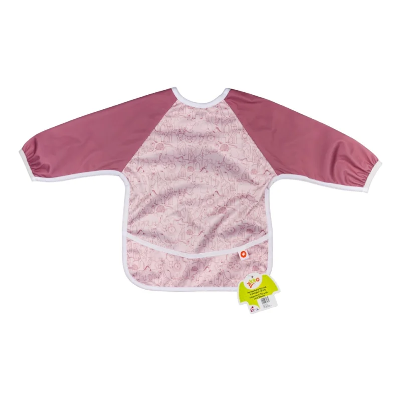 XKKO Detský podbradník s rukávmi - Safari Mesa Rose