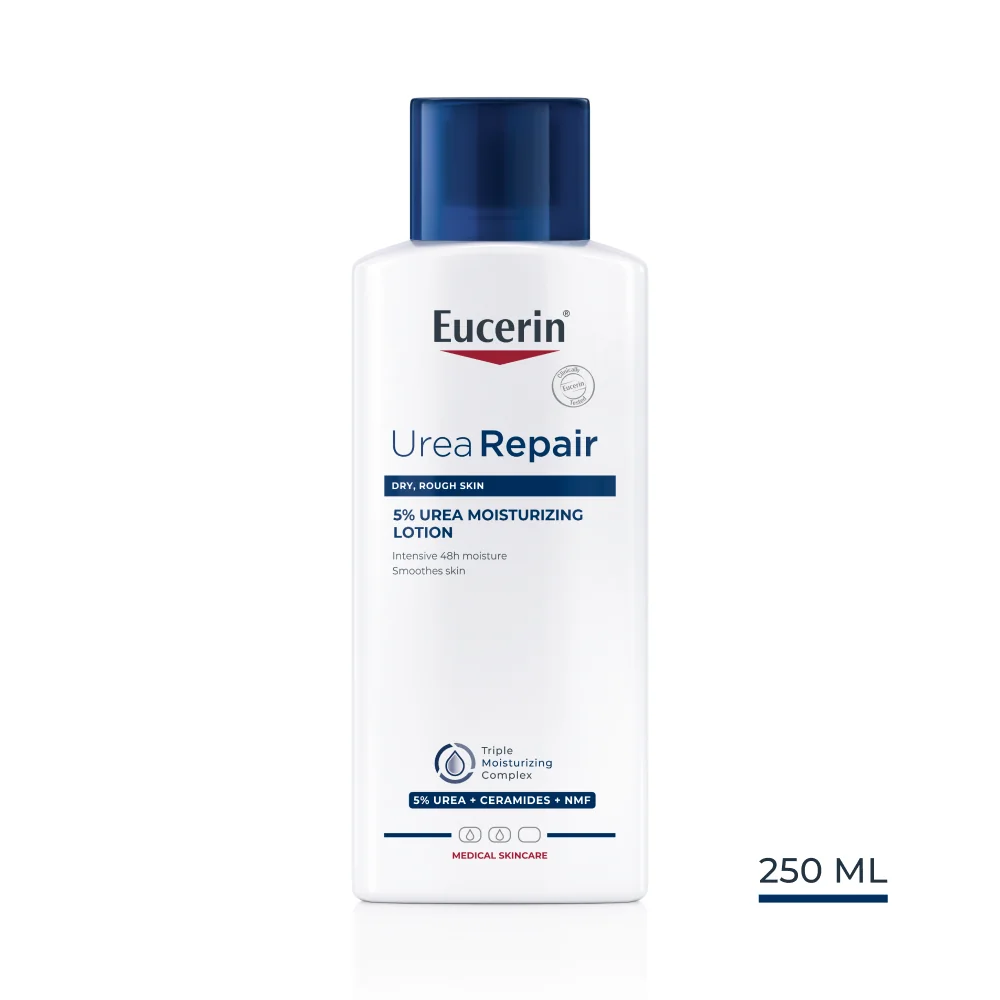 Eucerin UreaRepair Telové mlieko 5 % urea 1×250 ml, telové mlieko