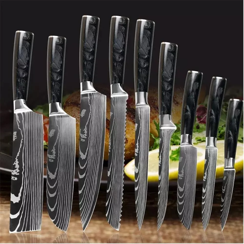 Kuchynský nôž Blade Kiritsuke 30cm, čepeľ 18cm