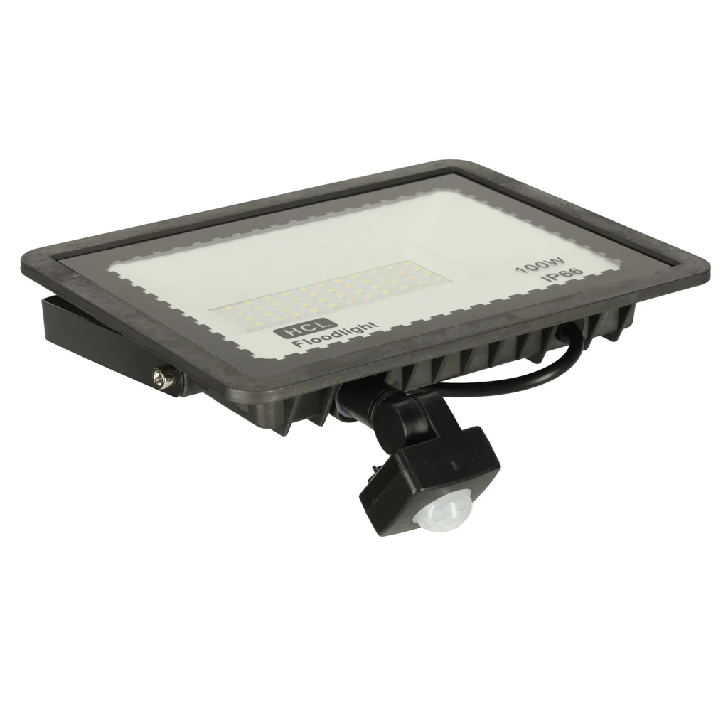 LED reflektor so senzorom pohybu 100 W studená biela