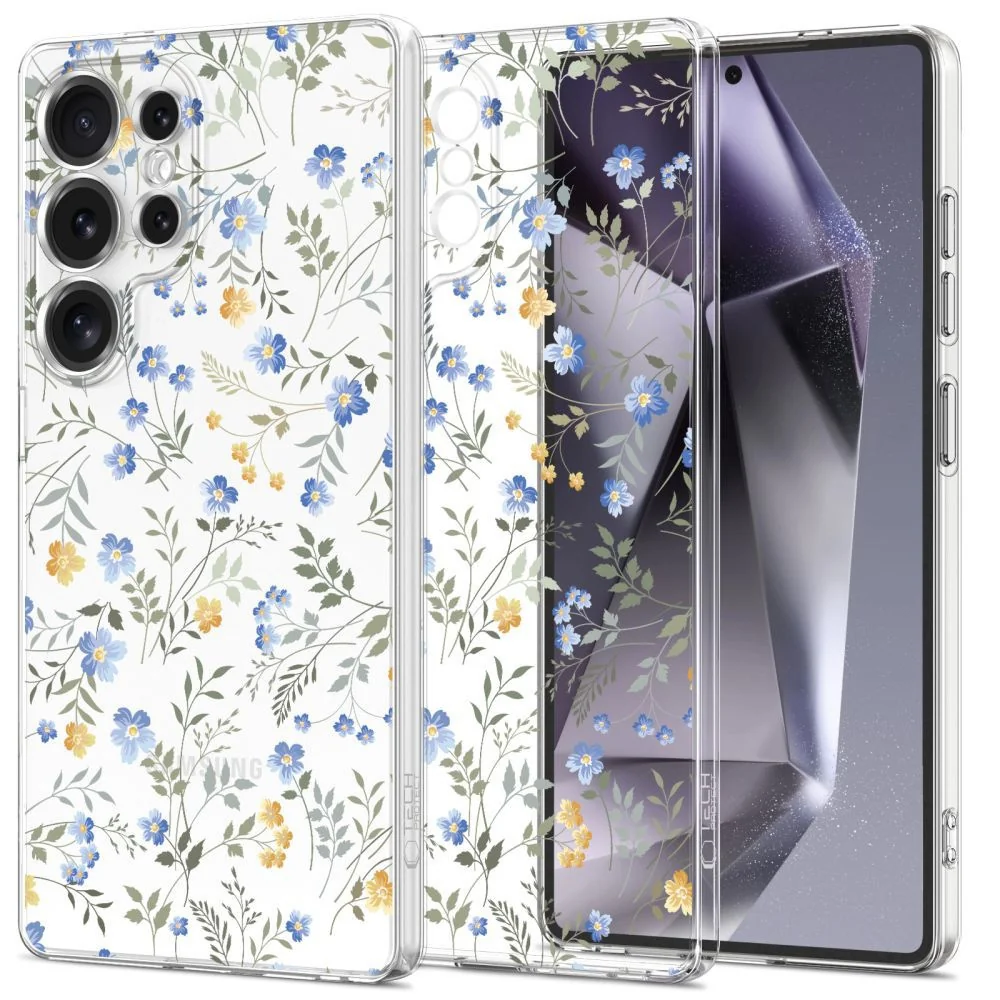 Tech-Protect Flexair kryt na Samsung Galaxy S25 Ultra, spring flowers 