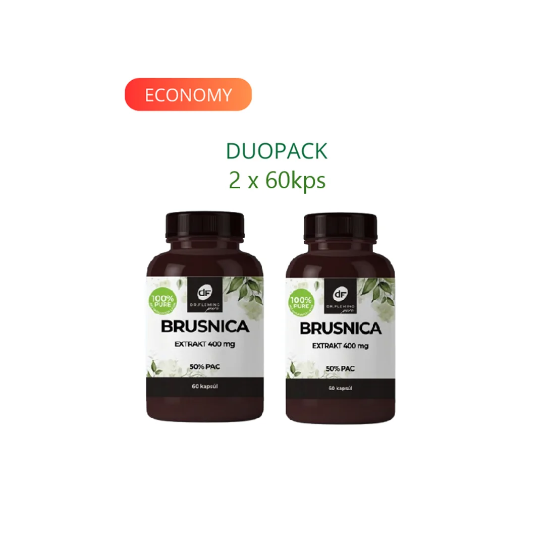 DR. FLEMING Brusnica extrakt 400mg 50% PAC 120ks DUOPACK