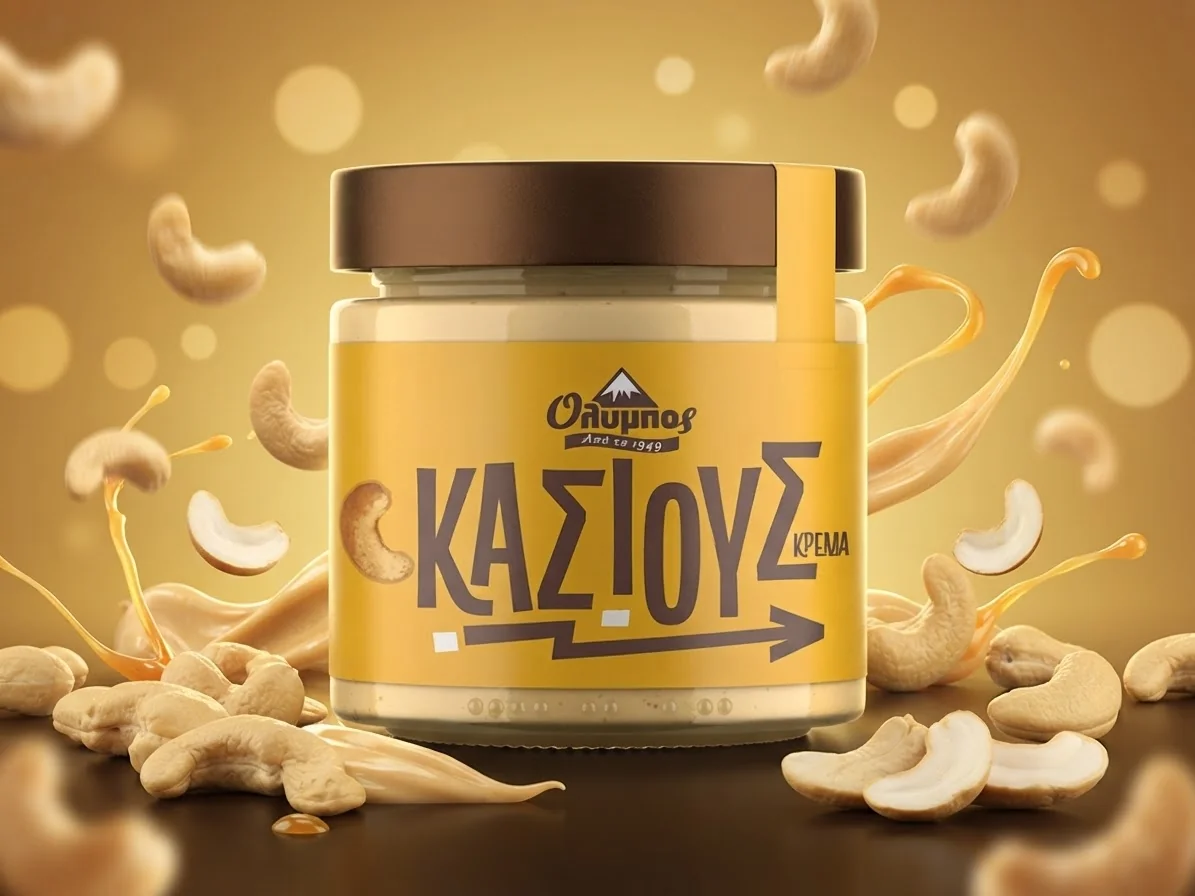 Olympos Kešu maslo 100 % 200 g bez pridaného cukru