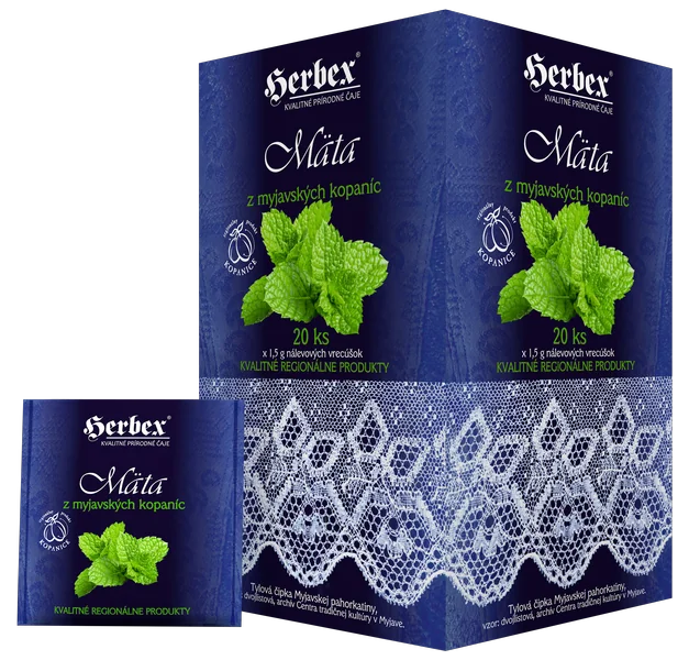 HERBEX Mäta z myjavských kopaníc 20×1,5 g, čaj