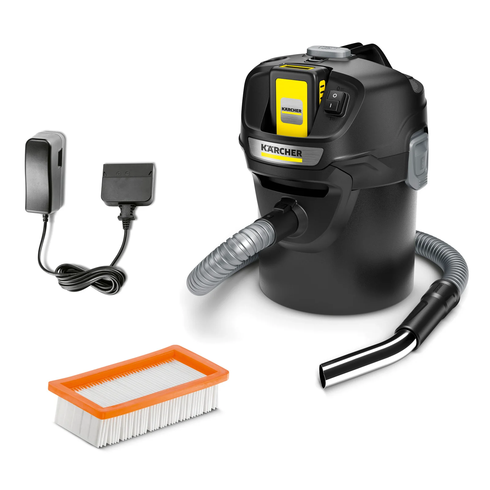 Batériový vysávač na popol AD 2 Battery Set