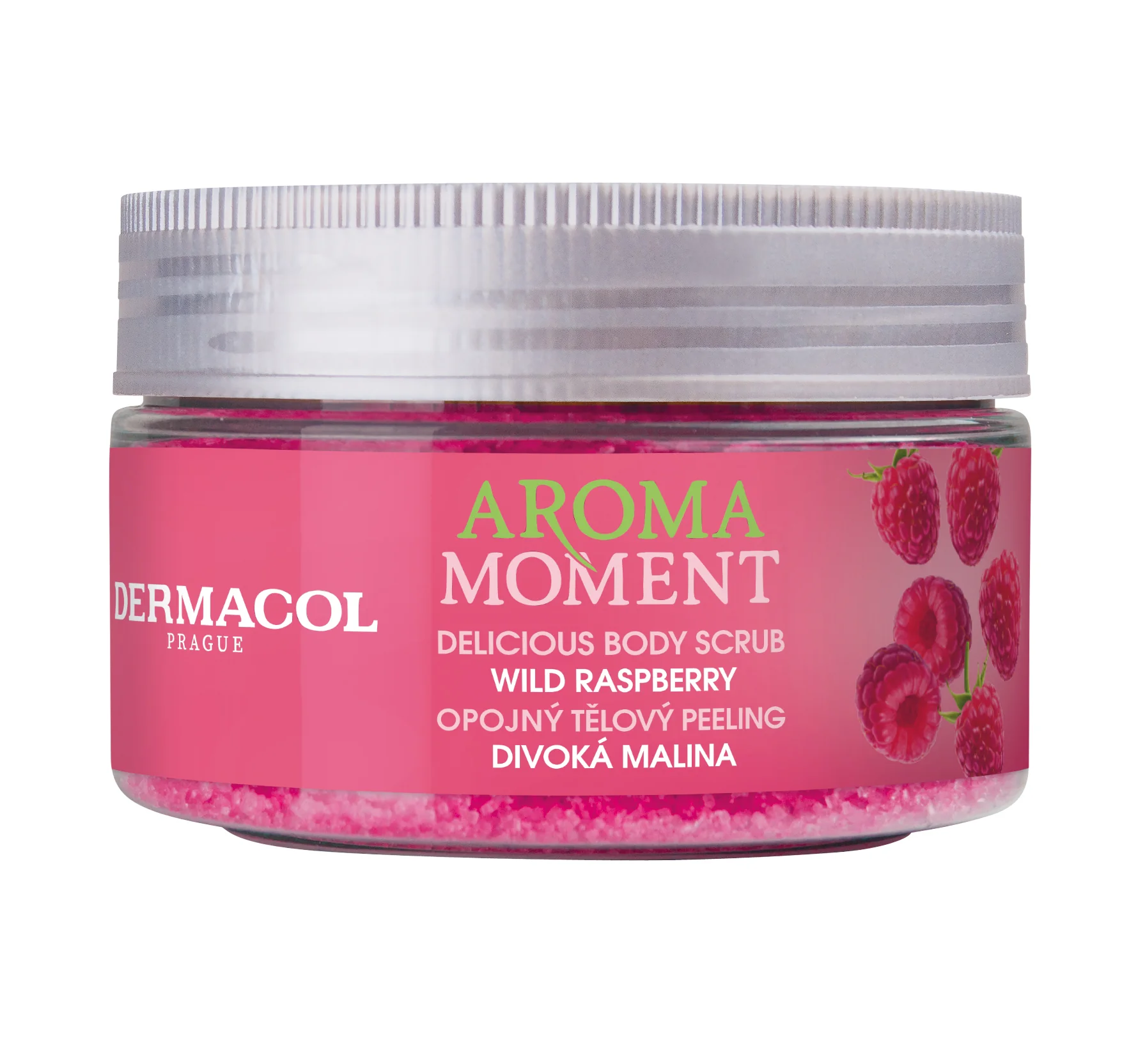DERMACOL Aroma Moment - peeling Divoká malina 200 g