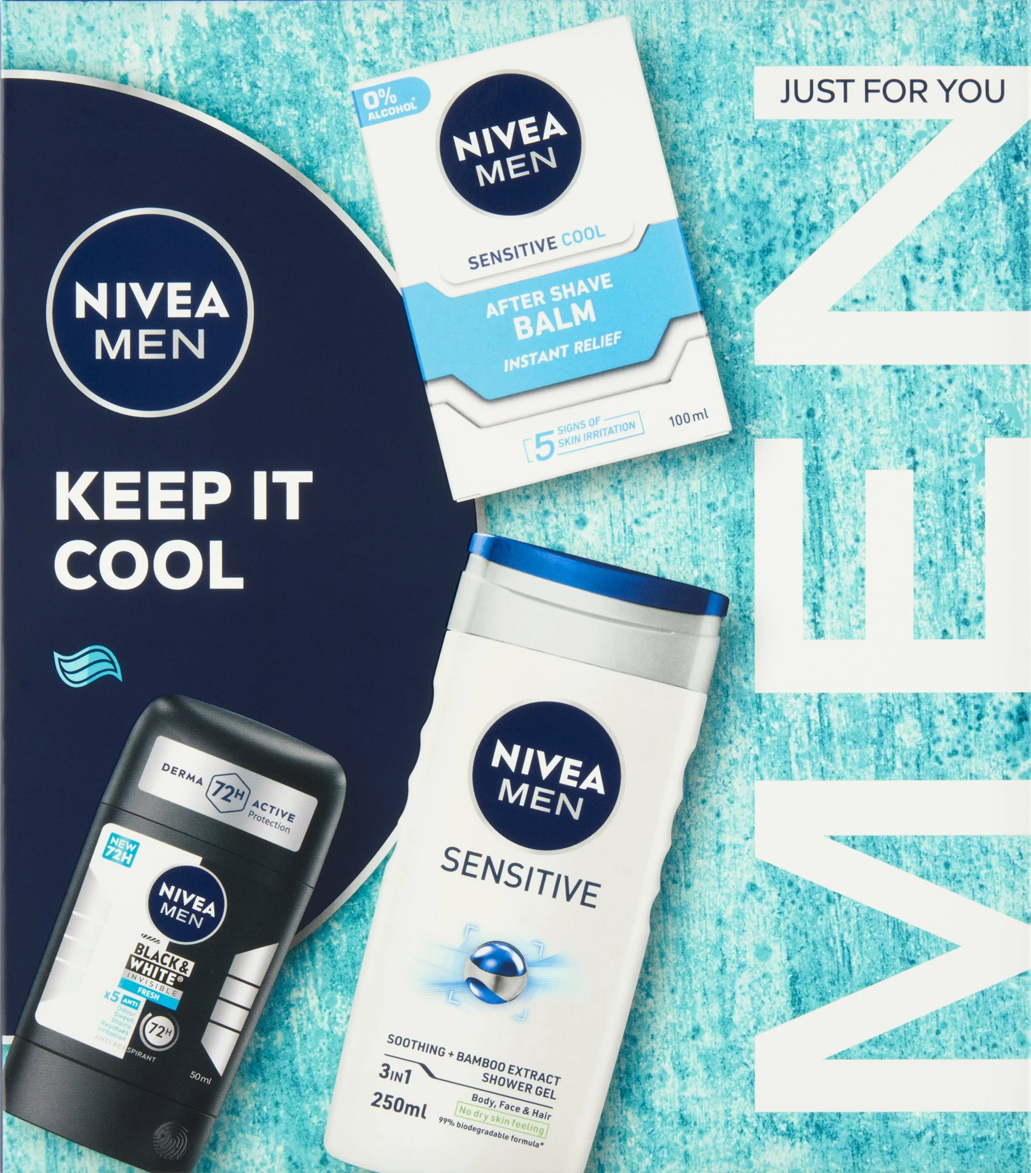 NIVEA MEN BOX BALM COOLING 1×1 ks, darčekové balenie