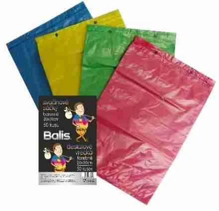BALIS Desiatové vrecká 200x300/50ks farebné EAN 1×50 ks, desiatové vrecká