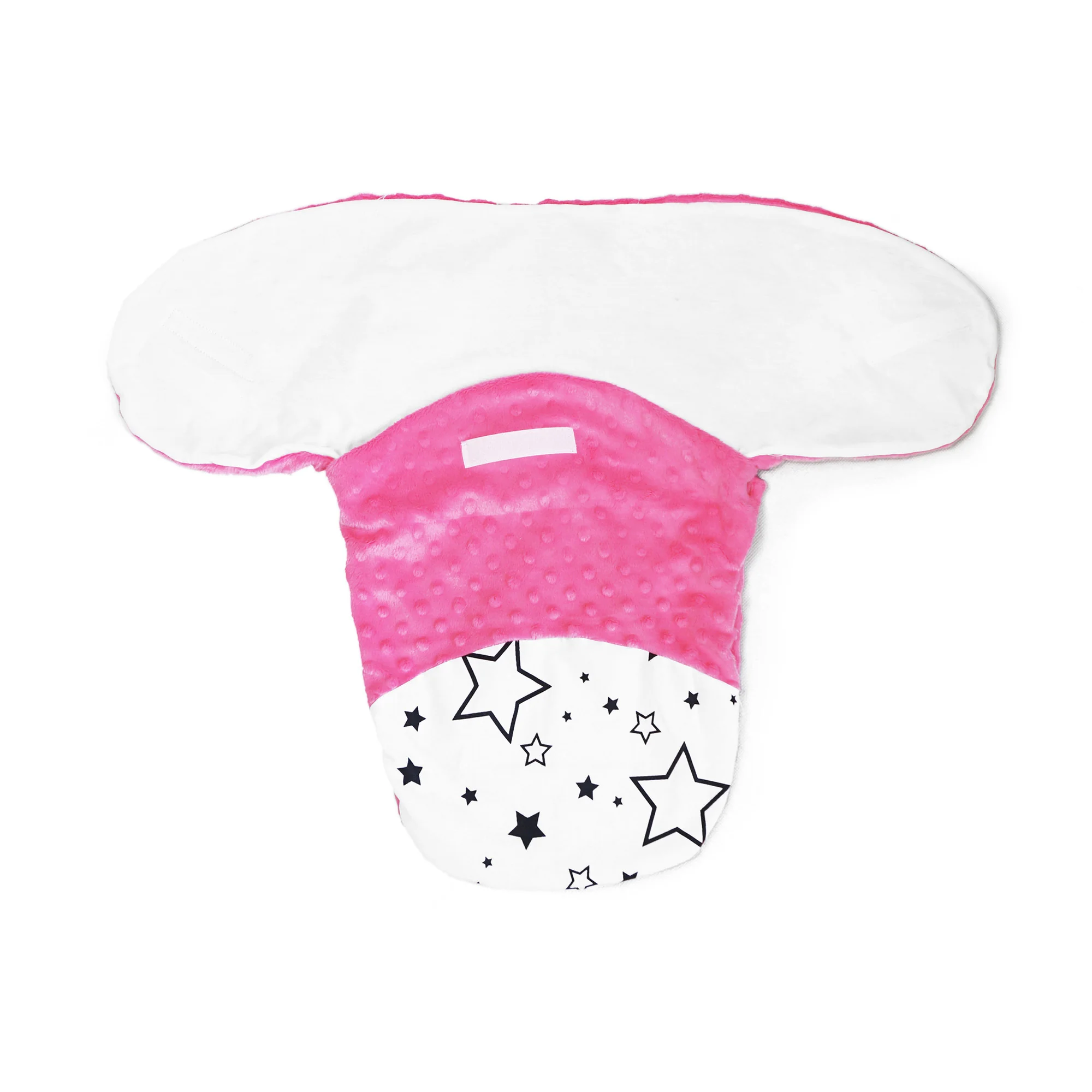 Zavinovačka, spacáček s Minky, 0-6m - Hviezdy a hviezdičky, Minky ružová
