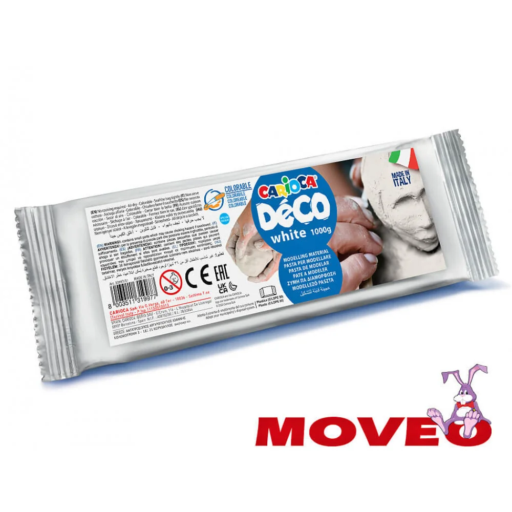Modelovacia hmota samotvrdnúca 1000 g Carioca-CARIOCA