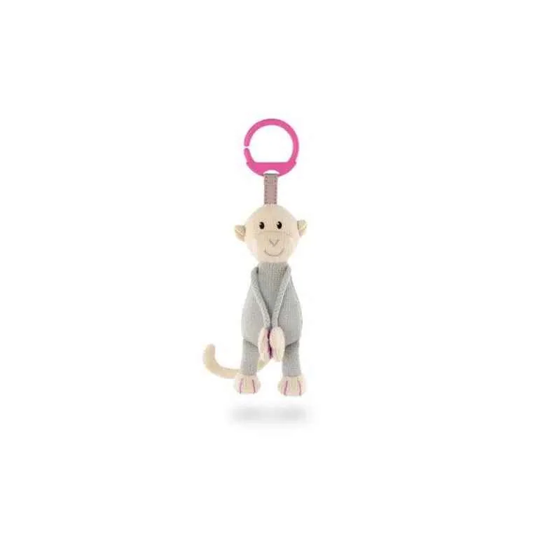 MATCHSTICK MONKEY PLETENA VISIACA OPICA RUZOVA 1KS 1×1 ks, plyšák