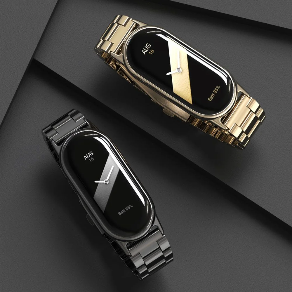 Tech-Protect Stainless remienok na Xiaomi Smart Band 8 / 9 black
