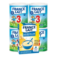 France Lait 3 4x400g + FL kaša pšen. sušienk. 250g