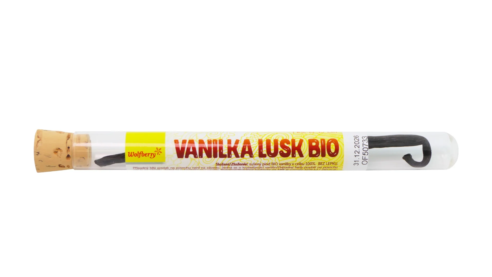 Wolfberry Vanilkový struk BIO 1 ks