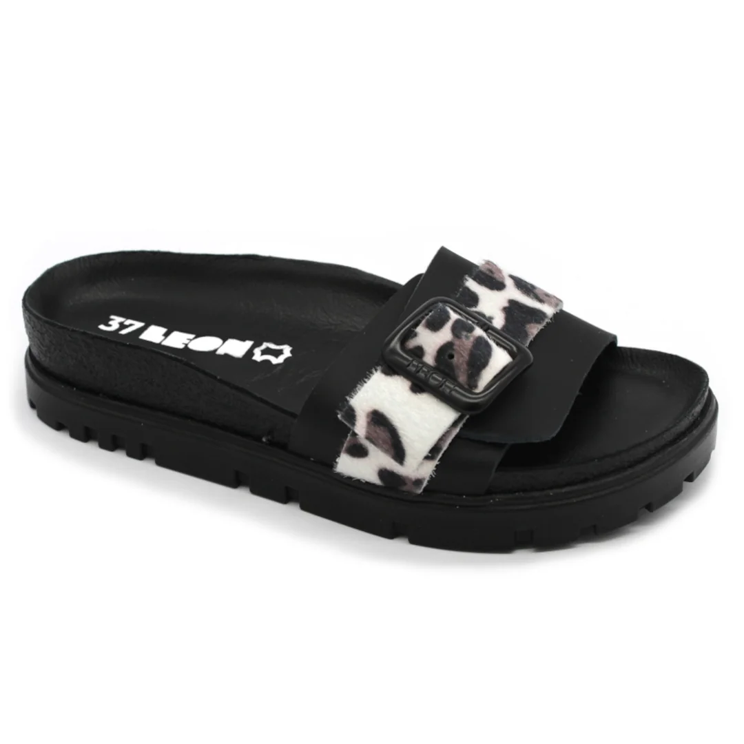 6022 Dámska zdravotná kožená obuv s prackou 39 - 25cm, čierna, 3,5 cm