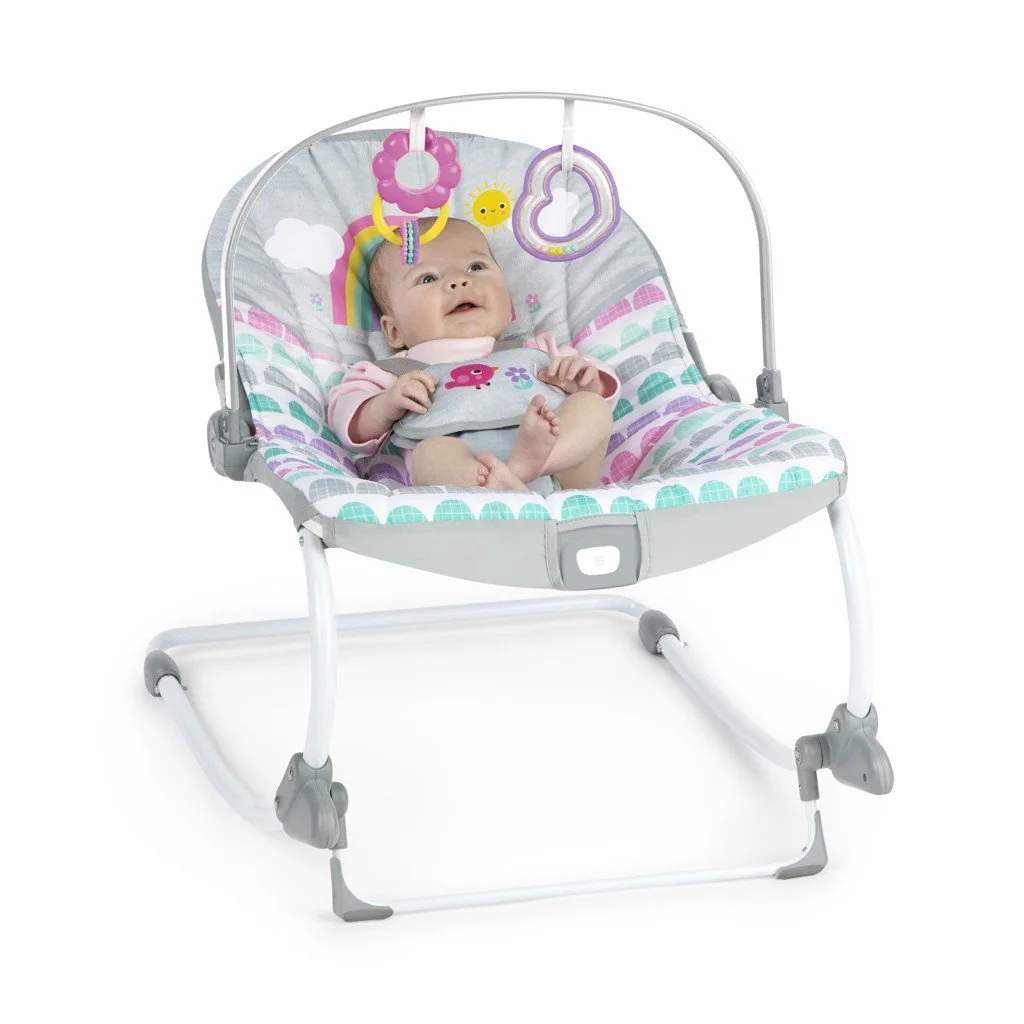Húpatko vibrujúce Rosy Rainbow™ 0m+ do 18 kg