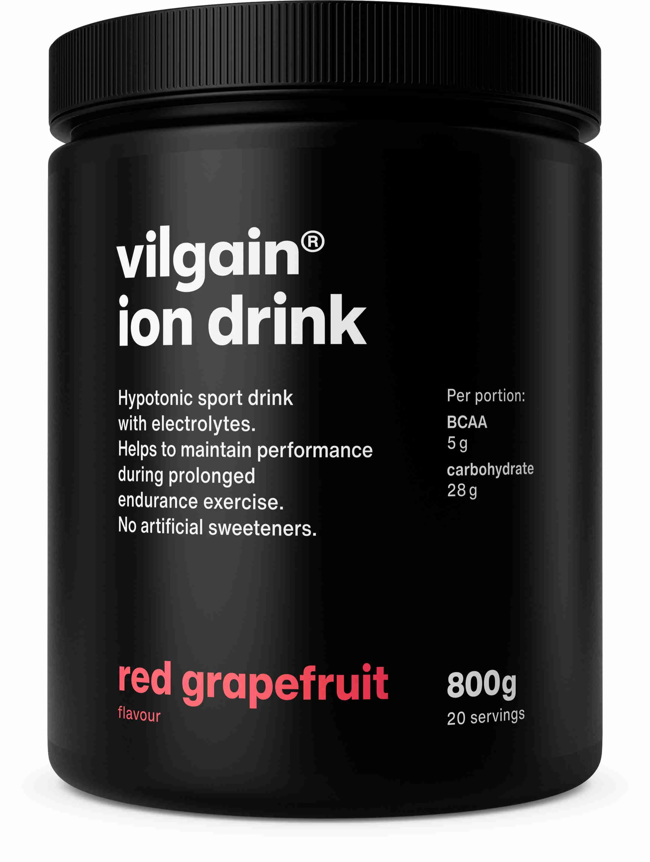 Vilgain Iónový nápoj červený grep bez sladidiel 800 g