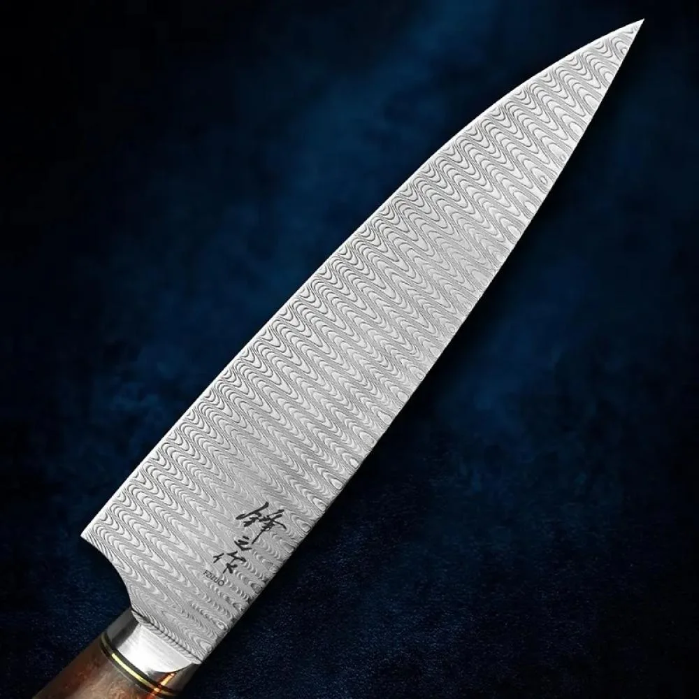 Damaškový kuchynský nôž Mikio 1 ks, 32cm, oceľ VG-10