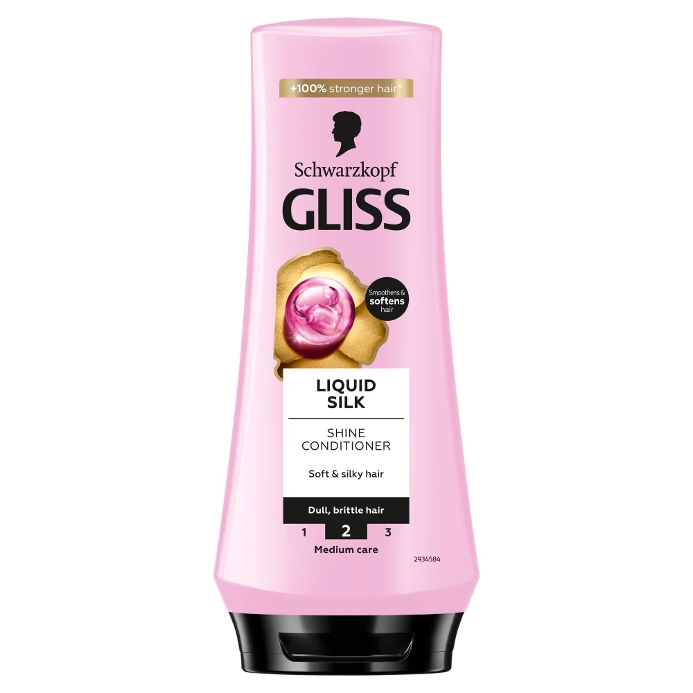 Schwarzkopf Gliss Liquid Silk regeneračný kondicionér na vlasy 200 ml