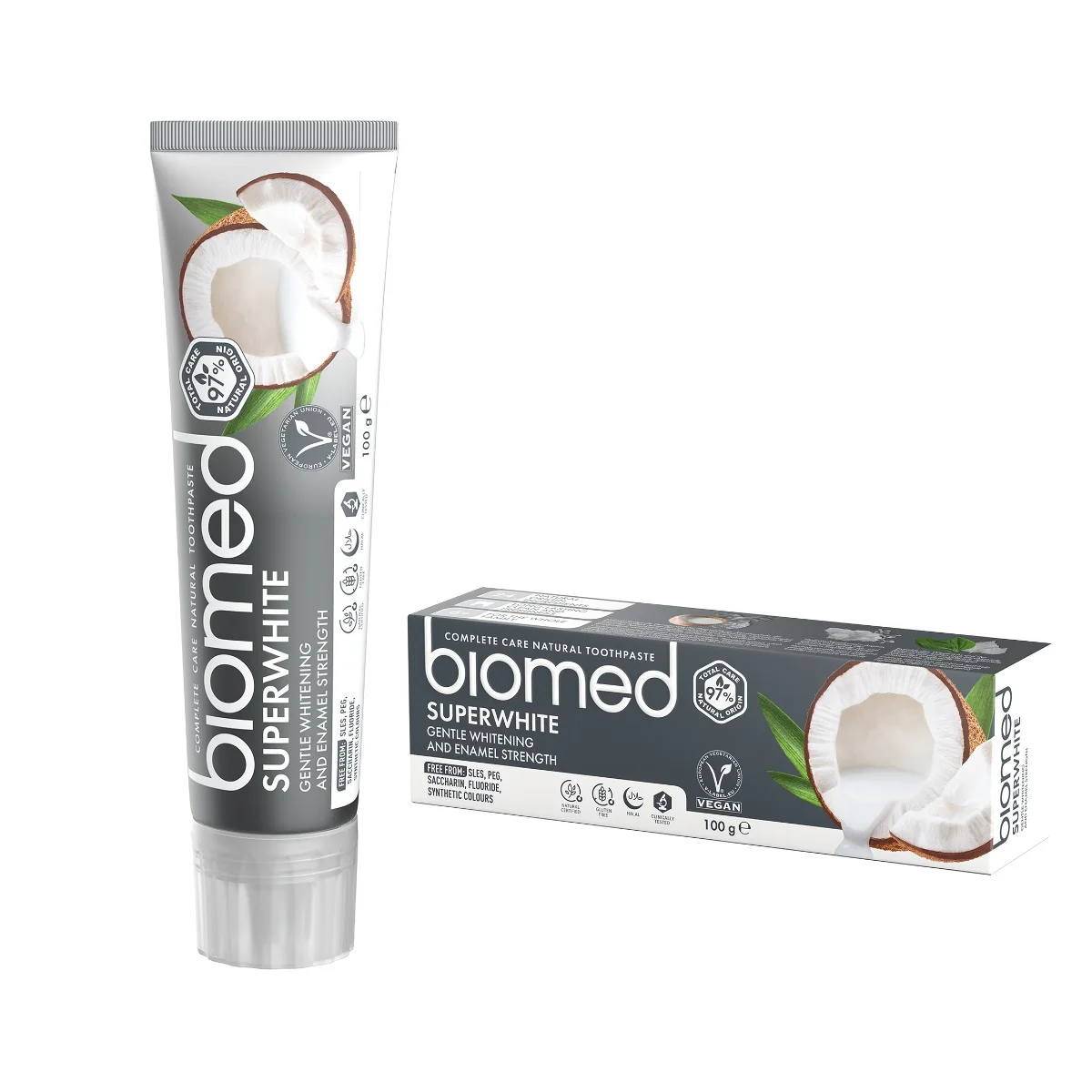 biomed SUPERWHITE 1×100 g, zubná pasta